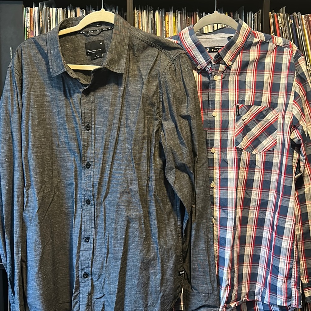 Ben Sherman, Tavik Large long sleeve shirt bundle.